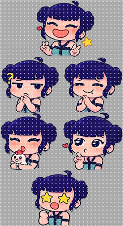 Keychain sticker-Y 1185